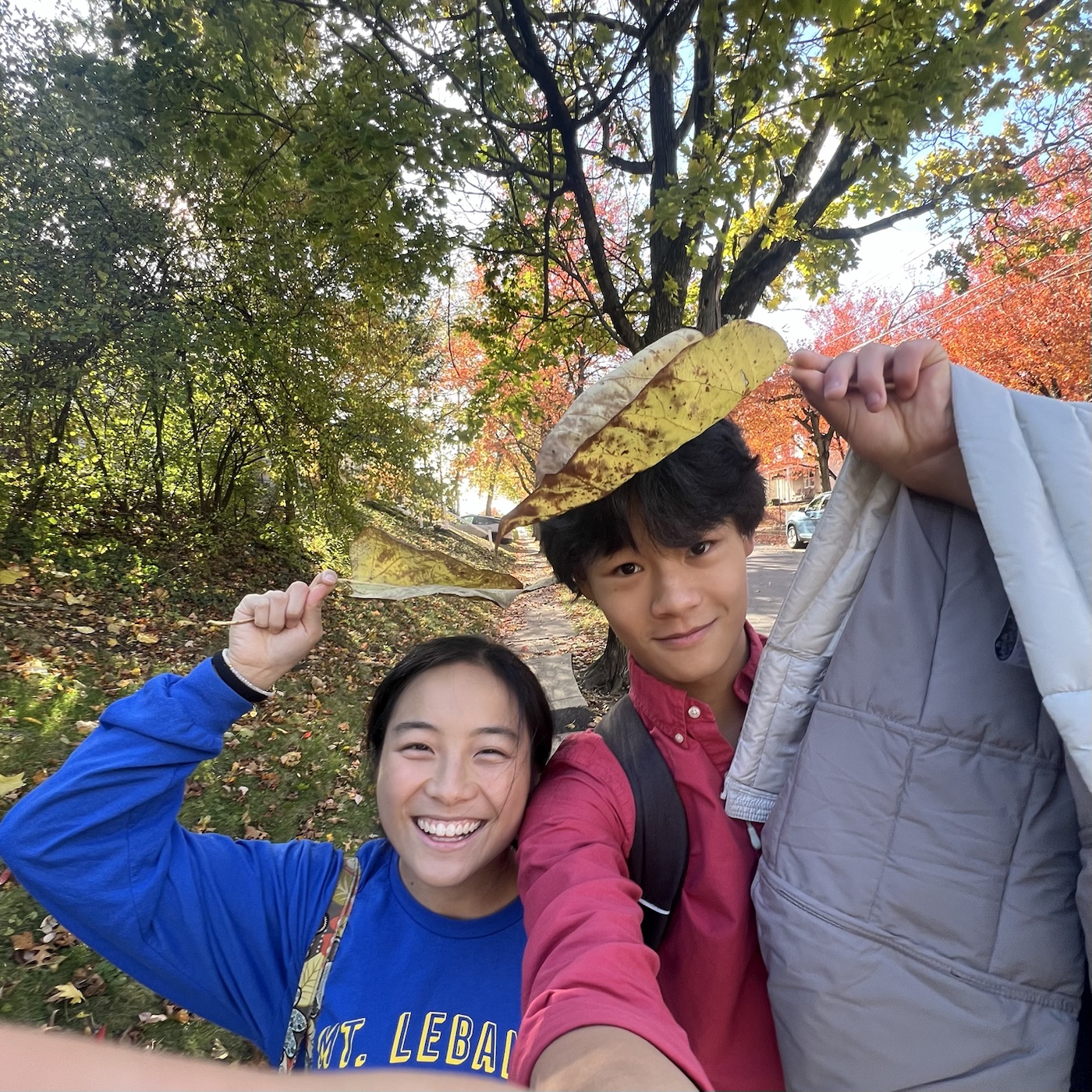 Albert and his girlfriend